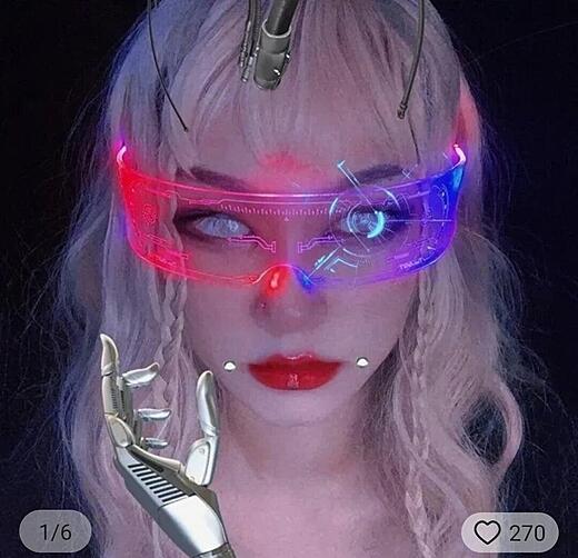 LED CLUB LIGHT GLASSES