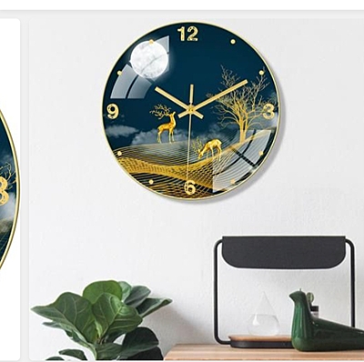 Moon Wall Clock