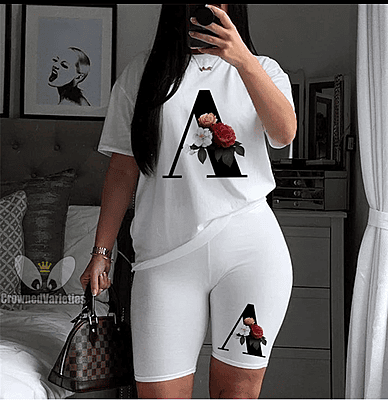 Flower Signature Draft Complete Dress and short