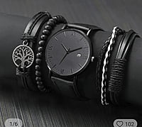NATURAL COMPLETE SETS OF BRACELET WITH WATCH