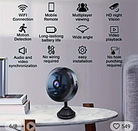 Mini Small Wifi Monitor Cctv Cameras