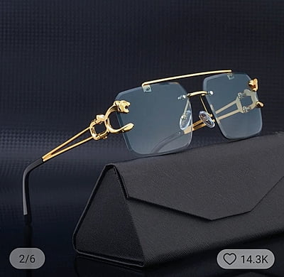 Double Shade Fashion Glasses (Unisex)