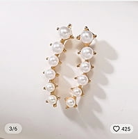 Rhinestone Ear Clips EarRings Rhinestone Ear Clips EarRings