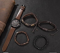 Africa Pattern Bracelet with Watch All-in1 Africa Pattern Bracelet with Watch All-in1