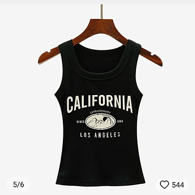 Fashion Female Singlet for Cool Evening Walks