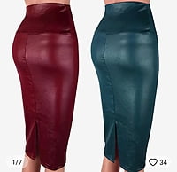 Hight Waist Leather Skirt Hight Waist Leather Skirt