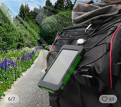 Solar Powerful Bank 20000maH