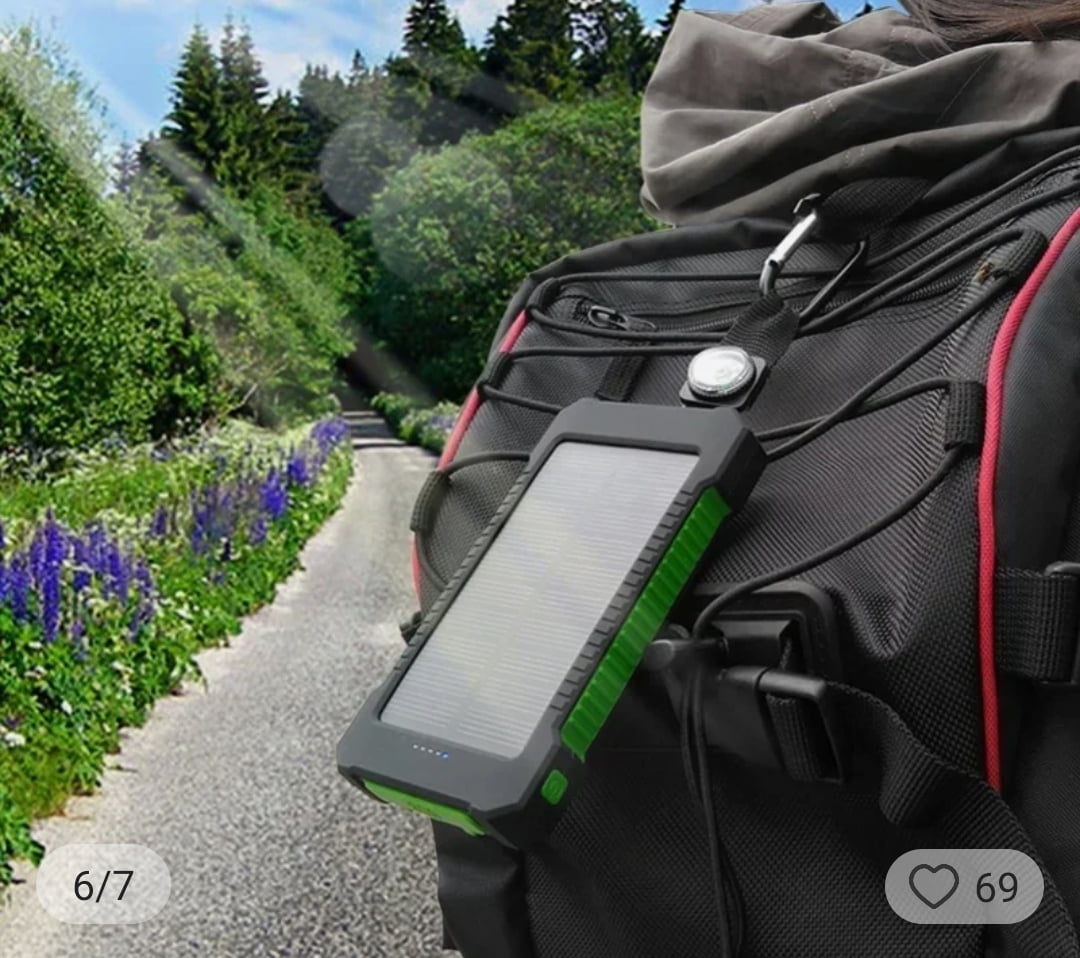 Solar Powerful Bank 20000maH