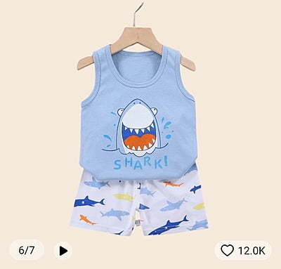 Kids Synthetic Singlets and Shorts