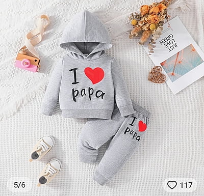 Winter Complete Love Kids Top and Pants