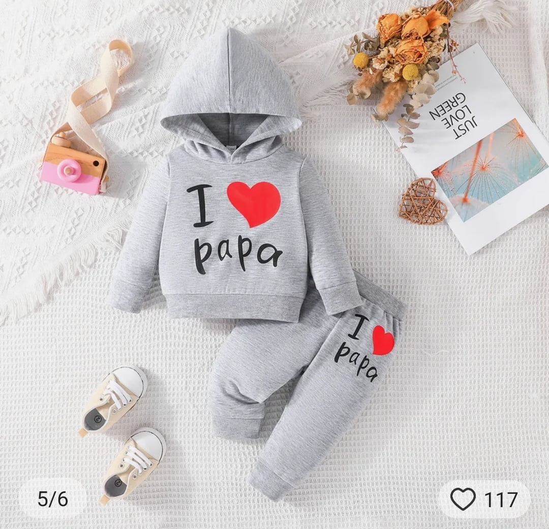 Winter Complete Love Kids Top and Pants Winter Complete Love Kids Top and Pants