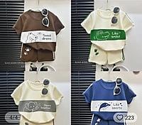 Designers Kids Shirt with Shorts Designers Kids Shirt with Shorts