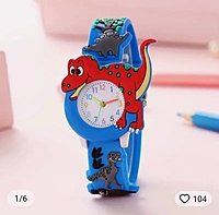 3D Dinosaurs Silicone Quartz Watch For Kids 3D Dinosaurs Silicone Quartz Watch For Kids