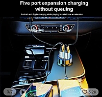 250W Car Fast Charger with 6 USB Charging Ports 250W Car Fast Charger with 6 USB Charging Ports