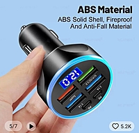250W Car Fast Charger with 6 USB Charging Ports 250W Car Fast Charger with 6 USB Charging Ports