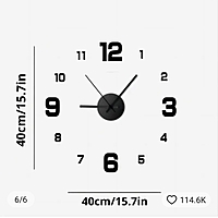 Mini Wall Design Working Wall Clock Mini Wall Design Working Wall Clock