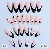 24 pcs of Fake Finger Nails Press On Designs. 24 pcs of Fake Finger Nails Press On Designs.