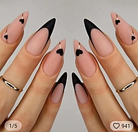 24 pcs of Fake Finger Nails Press On Designs. 24 pcs of Fake Finger Nails Press On Designs.