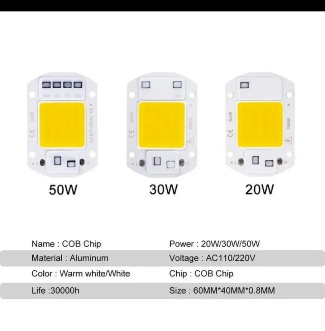 110v-220v LED COB CHIP (No Driver Needed) 110v-220v LED COB CHIP (No Driver Needed)