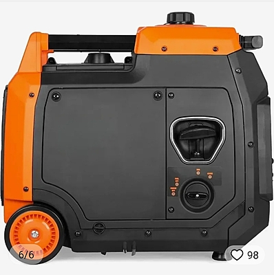 4800w Portable Inverter Generator 1.9l Tank