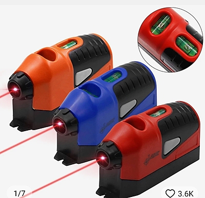 Mini Vertical Laser Straight Guided Spirit Level Tool