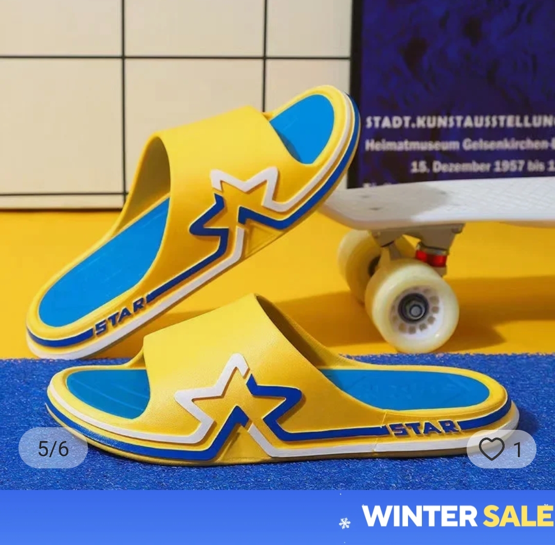 Crested And Crafted Star Design Foot Wears Crested And Crafted Star Design Foot Wears