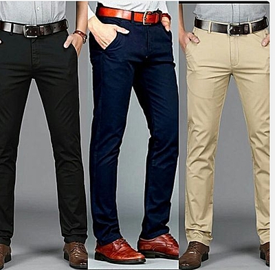 3 in 1 Men quality Chinos